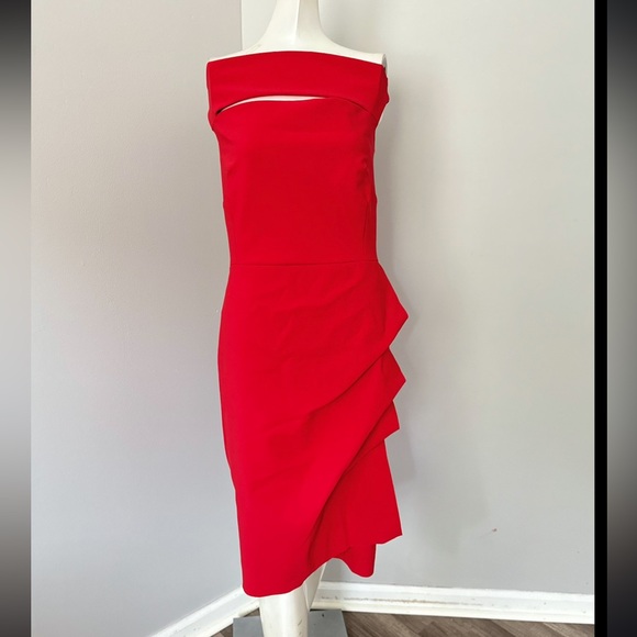 Chiara Boni Melania Short Off-The-Shoulder Dress - Picture 3 of 8